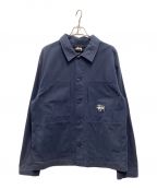 stussyステューシー）の古着「Torque JKT」｜ネイビー