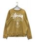 stussy（ステューシー）の古着「ロゴスウェット」｜ベージュ