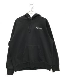 SUPREME（シュプリーム）の古着「23SS Worldwide Hooded Sweatshirt」｜ブラック