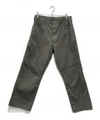 BEAMS PLUSビームスプラス）の古着「Painter Pants Cordlane」｜ブラック×ホワイト