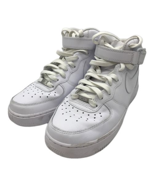 NIKE（ナイキ）NIKE (ナイキ) AIR FORCE 1 MID 07 ホワイト サイズ:25cmの古着・服飾アイテム