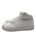 NIKE (ナイキ) AIR FORCE 1 MID 07 ホワイト サイズ:25cm：7000円