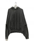 GRANCYグランシー）の古着「HeavyWeight ZipDesign Hoodie」｜グレー