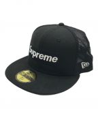 SUPREME×New Eraシュプリーム×ニューエラ）の古着「Mesh Box Logo CAP」｜ブラック