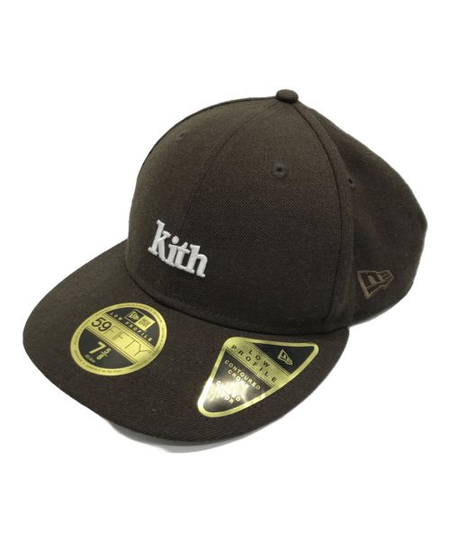 KITH（キス）KITH (キス) New Era (ニューエラ) Serif A's Cap ブラウン サイズ:60.6cmの古着・服飾アイテム