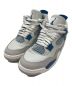 NIKE（ナイキ）の古着「AIR JORDAN 4 RETRO Military Blue」｜グレー×ブルー