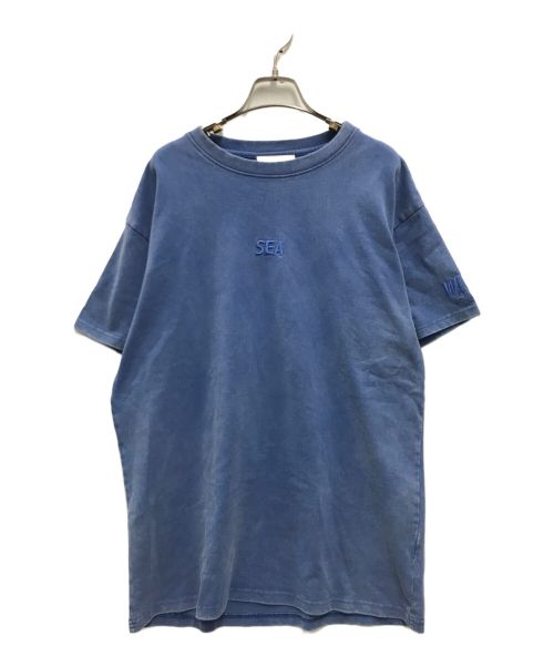 WIND AND SEA（ウィンド アンド シー）WIND AND SEA (ウィンダンシー) SEA PIGMENT TEE ブルー サイズ:Lの古着・服飾アイテム