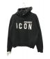 DSQUARED2（ディースクエアード）の古着「ICON Hooded Sweatshirt」｜ブラック