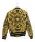 VERSACE (ヴェルサーチ) 総柄キルティングジャケット ゴールド×ブラック サイズ:44：75000円