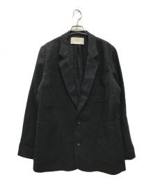 TODAYFUL（トゥデイフル）の古着「Boyfriend Linen Jacket」｜ブラック