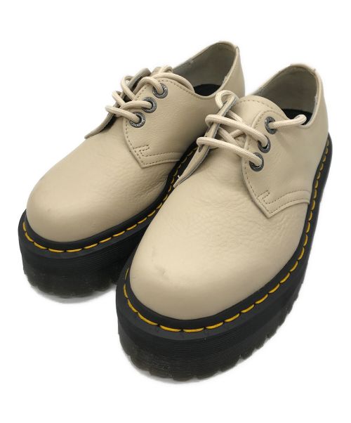 Dr.Martens（ドクターマーチン）Dr.Martens (ドクターマーチン) 3ホールオックスフォードブーツ ベージュ サイズ:24cmの古着・服飾アイテム