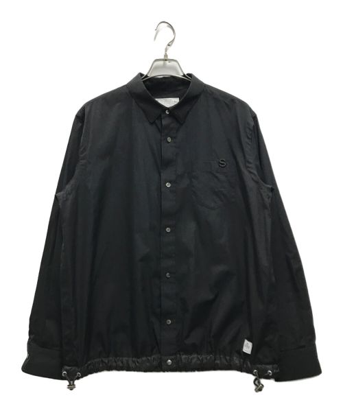 sacai（サカイ）sacai (サカイ) Thomas Mason S CottonPoplin L／S Shirt ブラック サイズ:3の古着・服飾アイテム