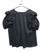 rosy monsterロージーモンスター）の古着「triple frill blouse」｜ネイビー