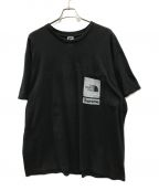 SUPREME×THE NORTH FACEシュプリーム×ザ ノース フェイス）の古着「Printed Pocket Tee」｜ブラック