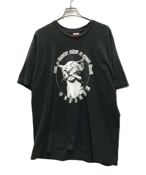 SUPREME（シュプリーム）Supreme (シュプリーム) Like a smoke after a good fuck TEE ブラック サイズ:XLの古着・服飾アイテム