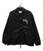 WTAPSダブルタップス）の古着「CHIEF JACKET CTRY.SATIN.LEAGUE」｜ブラック