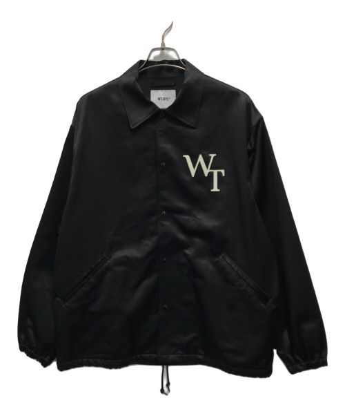 WTAPS（ダブルタップス）WTAPS (ダブルタップス) CHIEF JACKET CTRY.SATIN.LEAGUE ブラック サイズ:X03の古着・服飾アイテム