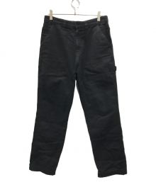 stussy（ステューシー）の古着「CANVAS WORK PANT」｜ブラック