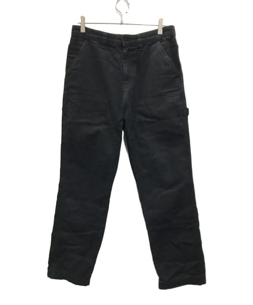 stussy（ステューシー）stussy (ステューシー) CANVAS WORK PANT ブラック サイズ:SIZE 76cm （30）の古着・服飾アイテム