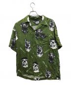 Schottショット）の古着「HAWAIIAN SHIRT DOG」｜グリーン