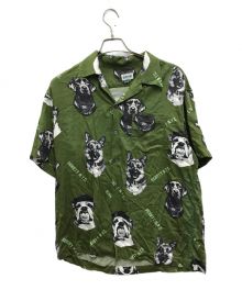 Schott（ショット）の古着「HAWAIIAN SHIRT DOG」｜グリーン