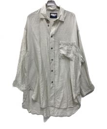 MAISON SPECIAL（メゾンスペシャル）の古着「Sheer Silk Prime-Over Shirt Coat」｜グレー