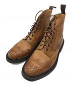 Tricker's×PAUL SMITHトリッカーズ×ポールスミス）の古着「ウィングチップ カントリーブーツ」｜ブラウン