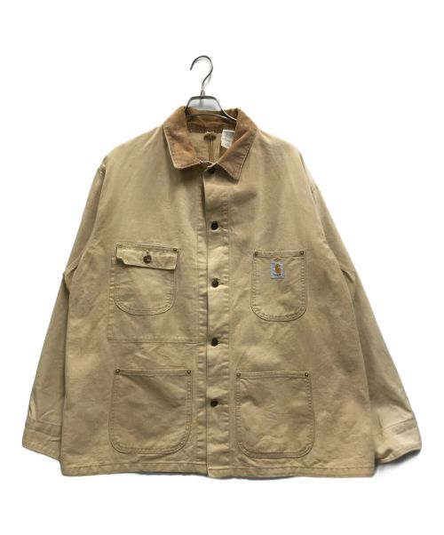 CarHartt（カーハート）CarHartt (カーハート) ダックカバーオール ミシガンチョアコート ベージュ サイズ:XLの古着・服飾アイテム