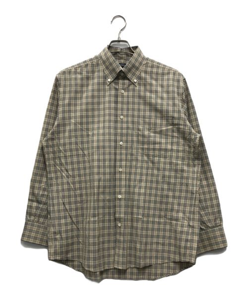 BURBERRY LONDON（バーバリーロンドン）BURBERRY LONDON (バーバリーロンドン) ボタンダウンシャツ ベージュ サイズ:Lの古着・服飾アイテム