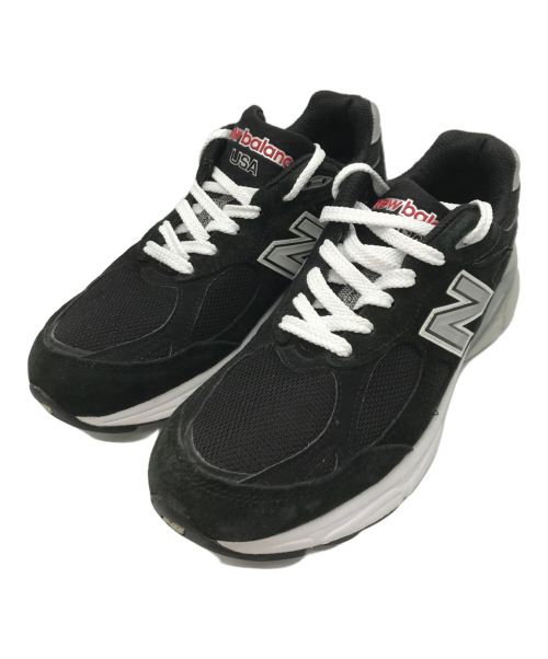 NEW BALANCE（ニューバランス）NEW BALANCE (ニューバランス) ローカットスニーカー ブラック×ホワイト サイズ:26㎝の古着・服飾アイテム