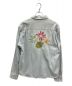 stussy (ステューシー) FLOWER EMB DENIM LS SHIRT(フラワー イーエムビー デニム エルエス シャツ) ブルー サイズ:M：8000円