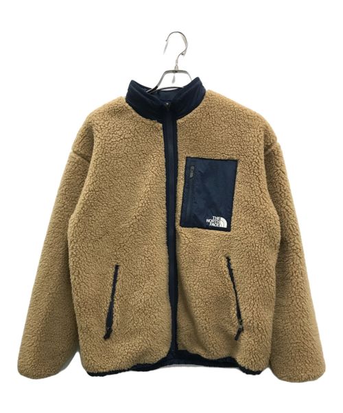 THE NORTH FACE（ザ ノース フェイス）THE NORTH FACE (ザ ノース フェイス) リバーシブルエクストリームパイルジャケット ベージュ×ネイビー サイズ:Mの古着・服飾アイテム