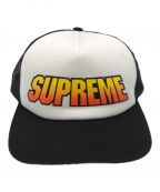 SUPREMEシュプリーム）の古着「Gradient Mesh Back 5-Panel」｜ブラック×ホワイト