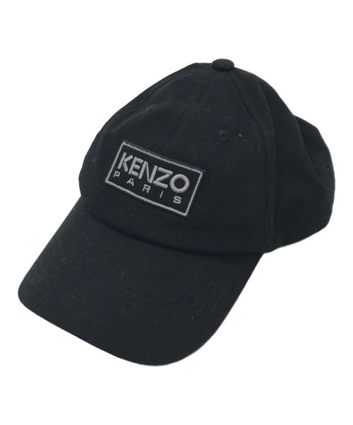 KENZO（ケンゾー）KENZO (ケンゾー) ロゴベースボールキャップ ブラックの古着・服飾アイテム