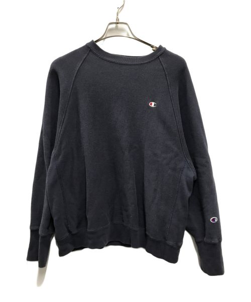 Champion REVERSE WEAVE（チャンピオンリバースウィーブ）Champion REVERSE WEAVE (チャンピオンリバースウィーブ) JOURNAL STANDARD (ジャーナルスタンダード) クルーネックスウェット ネイビー サイズ:Lの古着・服飾アイテム