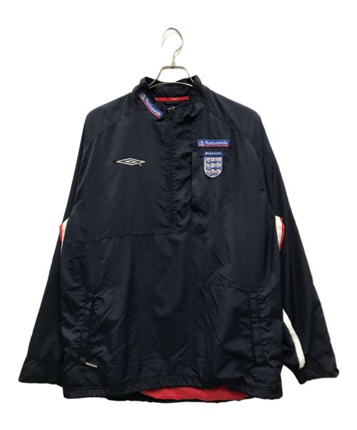 UMBRO（アンブロ）UMBRO (アンブロ) ナイロンハーフジップジャケット ネイビー サイズ:Lの古着・服飾アイテム