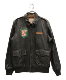 AVIREX（アヴィレックス）の古着「TYPE A-2 JACKET」｜ブラウン