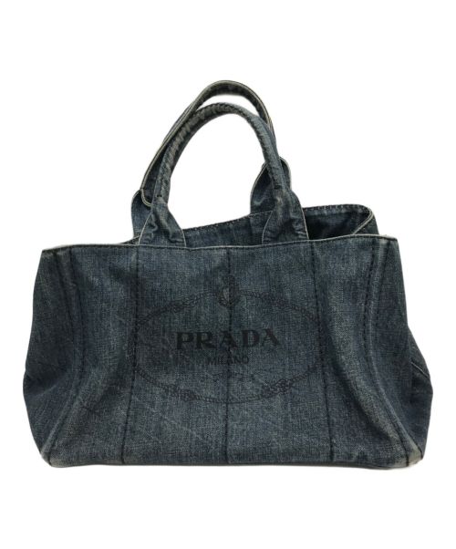 PRADA（プラダ）PRADA (プラダ) デニム ハンドバッグ インディゴの古着・服飾アイテム