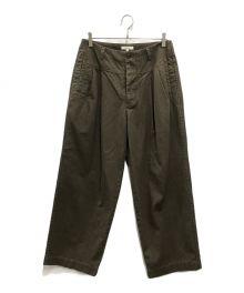 kontor（コントール）の古着「EXTENDED WB PANTS」｜ブラウン