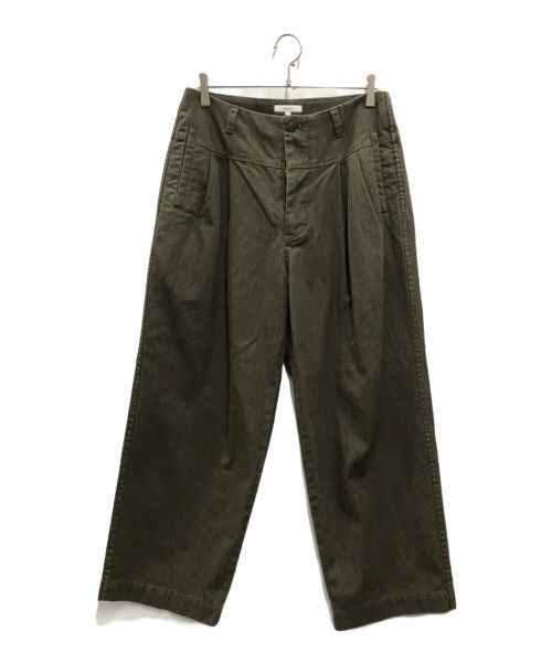 kontor（コントール）kontor (コントール) EXTENDED WB PANTS ブラウン サイズ:Mの古着・服飾アイテム