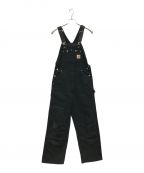 CarHarttカーハート）の古着「DUCK BIB OVERALLS」｜ブラック