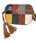 TORY BURCH（トリーバーチ）の古着「Mcgraw Patchwork  Camera Bag」｜ブラウン