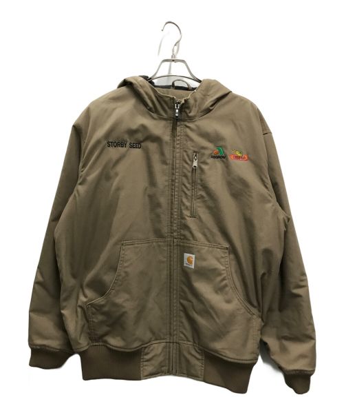 CarHartt（カーハート）CarHartt (カーハート) フードジャケット ブラウン サイズ:Lの古着・服飾アイテム