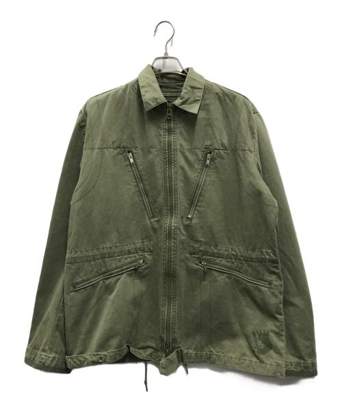 stussy（ステューシー）stussy (ステューシー) ミリタリージャケット カーキ サイズ:Lの古着・服飾アイテム