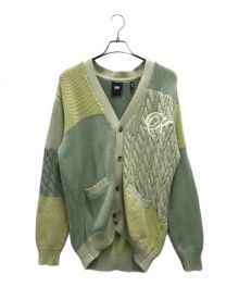 KITH（キス）の古着「Patchwork Knit Cardigan "Vera"」｜グリーン