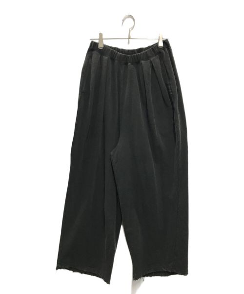 ANCELLM（アンセルム）ANCELLM (アンセルム) WISM (ウィズム) TUCK SWEAT PANTS EXスウェットパンツ ブラック サイズ:SIZE Sの古着・服飾アイテム