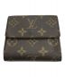 LOUIS VUITTON (ルイ ヴィトン) 2つ折り財布 ブラウン：10000円