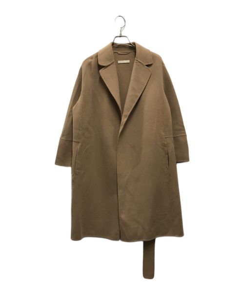 'S Max Mara（エスマックスマーラ）'S Max Mara (エスマックスマーラ) ヴァージンウール ベルトコート ベージュ サイズ:size 42の古着・服飾アイテム