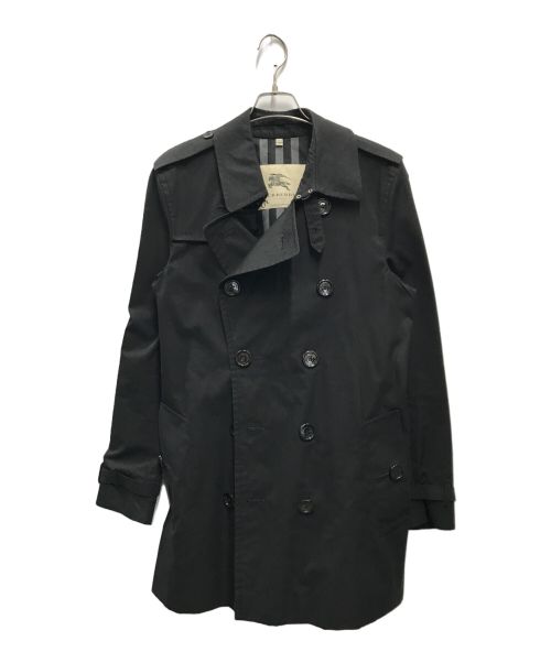 BURBERRY LONDON（バーバリーロンドン）BURBERRY LONDON (バーバリーロンドン) ノバチェックトレンチコート ブラック サイズ:size 48の古着・服飾アイテム