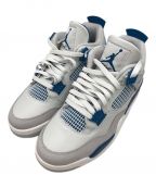 NIKEナイキ）の古着「AIR JORDAN 4 RETRO Industrial Blue」｜グレー×ブルー